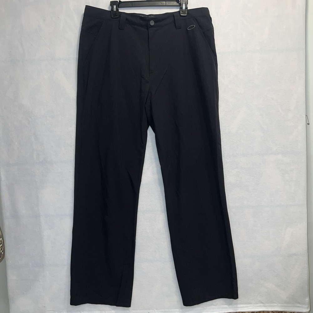 Oakley Black‎  pants stretch waist golf performance 38x32 regular fit